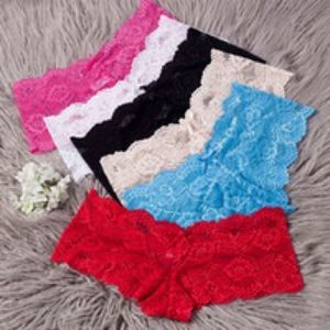 Blue Lace trim Women Underwear